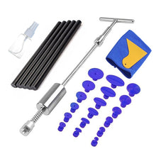 Load image into Gallery viewer, PDR Tools Car Paintless Dent Removal Tool Kit Dent Repair Puller Kit Slide Reverse Hammer Glue Tabs Suction Cups For Hail Damage