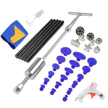 Load image into Gallery viewer, PDR Tools Car Paintless Dent Removal Tool Kit Dent Repair Puller Kit Slide Reverse Hammer Glue Tabs Suction Cups For Hail Damage