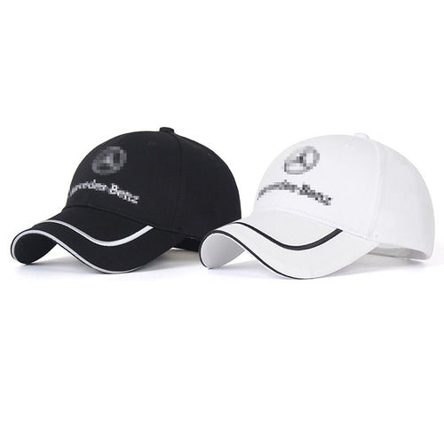 Embroidery Peaked Cap for Mercedes Benz w203 w204 w205 w211 w201 w213 Baseball Hat Trucker Hats Logo Sunbonnet Auto Accessories