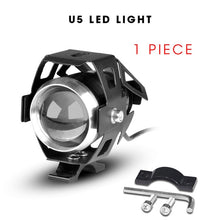 Load image into Gallery viewer, Motorcycle Headlights U5 led moto light DRL Headlamp Motorbike auxiliary Lamp Fog Spotlights Universal For suzuki ltz 400 12V