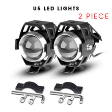 Load image into Gallery viewer, Motorcycle Headlights U5 led moto light DRL Headlamp Motorbike auxiliary Lamp Fog Spotlights Universal For suzuki ltz 400 12V